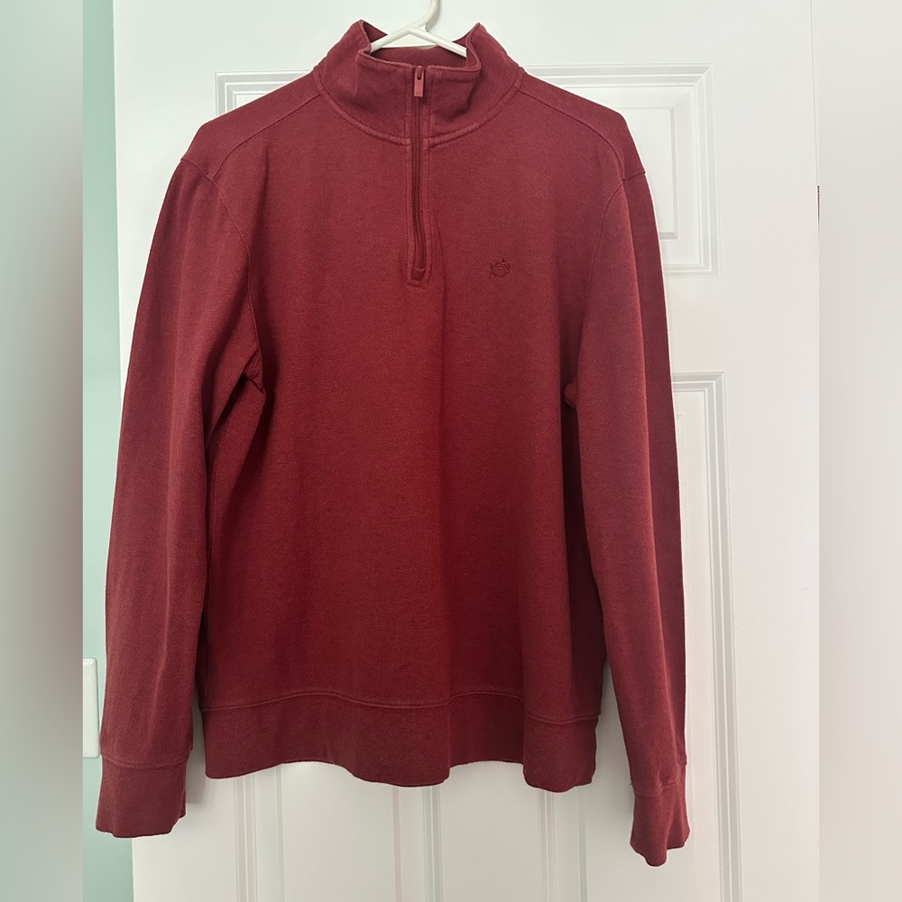 NWOT Men’s Southern Tide Quarter Zip in Muscadine